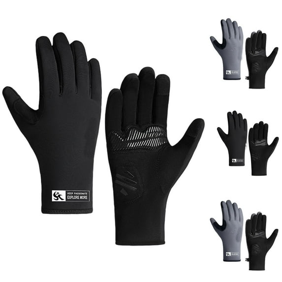 Kcolen Women's Winter Gloves, Thermal Windproof Cold Weather Motorcycle Riding Cycling Hiking Gloves Touch Screen Anti- Winter Sport Outdoor Gloves