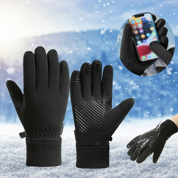 Kcolen Women's Winter Gloves, Thermal Windproof Cold Weather Motorcycle Riding Cycling Hiking Gloves Touch Screen Anti- Winter Sport Outdoor Gloves
