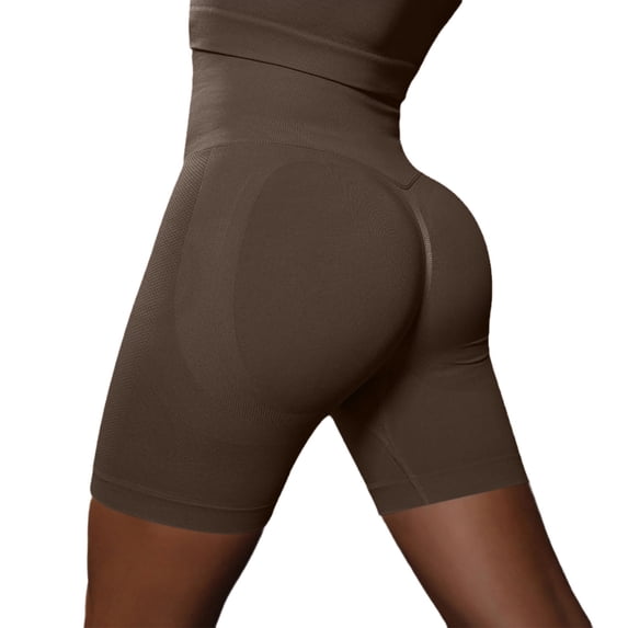 Kcolen Womens Biker Shorts With Pockets Tummy Control,Biker Shorts Women Solid Color Flexible Compression Workout Shorts Solid Color High Waist Shorts