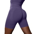 thumbnail image 1 of Kcolen Womens Biker Shorts With Pockets,Womens Slim Fit Breathable Elastic Waist Summer Biker Shorts Solid Color High Waist Shorts, 1 of 4