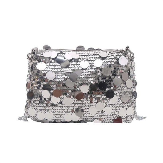 Kcolen Womens Sequin Chain Crossbody Bag Sparkly Evening Clutch, Small Party Purse for Date Night Club, Stylish Gift Accessory