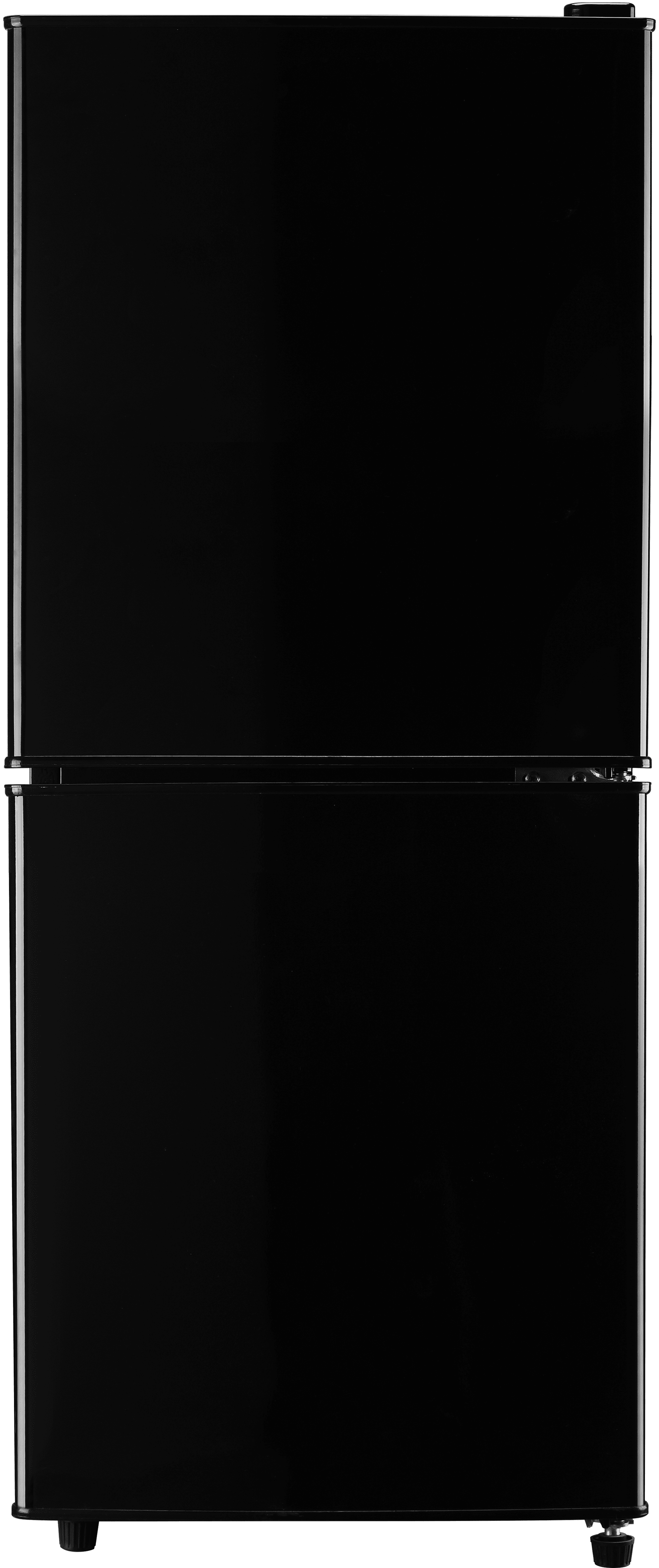 Kcpolre 3.8 Cu.ft Mini Fridge with Freezer, Bottom Freezer, Small Refrigerator with Freezer, Compact Refrigerator with 2 Door,for Bedroom,Office,Kitchen,Apartment,Dorm, Black