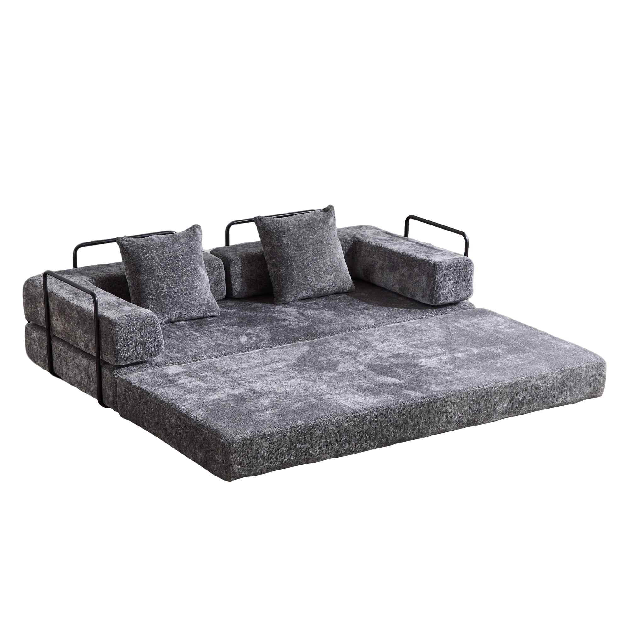Kcpolre Floor Couch,Compression Sofa,Convertible Floor Sofa Bed-with ...