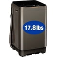 thumbnail image 1 of Kcpolre Portable Washing Machine, 17.8 lbs Full-Automatic Small Washing Machine for Apartment, 10 Wash Programs with Drain Hose Dorm Size Portable Washer for Home, College, Gold, 1 of 11