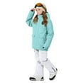 thumbnail image 1 of Kctiaxy Blue Girls Snow Suits Hooded Long Sleeved Snowsuits for Toddler Boys Outdoor Winter Warm Windproof Ski Suits 13-14 Year, 1 of 7