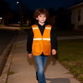 thumbnail image 1 of Kctiaxy Boys Vest Sleevelees Zip Up Multi-Pocket Reflective Work Vest High Visibility Mesh Breathable Outdoor Jacket, 1 of 9