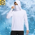 thumbnail image 1 of Kctiaxy L Mens Long Sleeve Sun Protection Shirts Summer Hoodies Regular Fits Lightweight Breathable Hiking Travel Blouse 8, 1 of 7