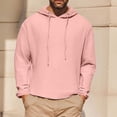 thumbnail image 1 of Kctiaxy Linen Hoodie Men Long Sleeve Pullover Summer Shirts Casual Solid Color Lightweight Hooded Sweatshirts Beach vacation clothings, 1 of 7