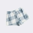 thumbnail image 1 of Kctiaxy Pajama Shorts Women Solid Color Home Fashion Plaid Shorts Loose Drawstring Elastic Waist Fleece Warm Outerwear Casual Shorts, 1 of 5