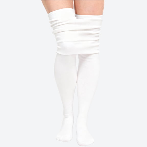 Kctiaxy White Girls Tights High Waisted Slim Leggings Solid Color Girls Leggings Warm Span Footed Stockings Children's Yoga Pants 1-3Years