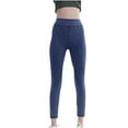 thumbnail image 1 of Kctiaxy Womens Yoga Pants Casual Slim Fits Hip Lifting Leggings Summer Solid Color High Waist Stretchy Outwear Yoga Pants with Pockets, 1 of 3