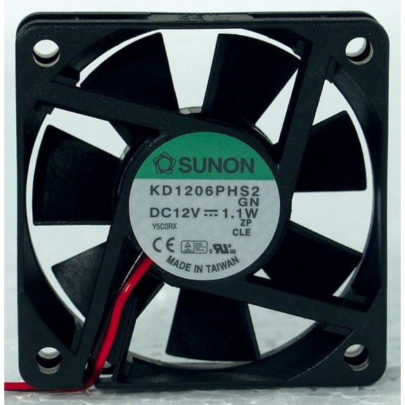 Kd1206pts3 - fan dc12v 1.1w, n9744, 60x25mm, 2-wire