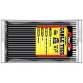 thumbnail image 1 of Kdar B5LD100 5.7 in. Light Duty Standard Cable Ties, UV Black - Pack of 100, 1 of 1