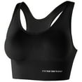 thumbnail image 1 of Kddylitq High Impact Sports Bra for Women - Criss-Cross Back Molded Cups Hook and Eye Closure - High Support Running Bra Black L, 1 of 4
