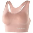 thumbnail image 1 of Kddylitq High Impact Sports Bra for Women - Criss-Cross Back Molded Cups Hook and Eye Closure - High Support Running Bra Pink M, 1 of 4