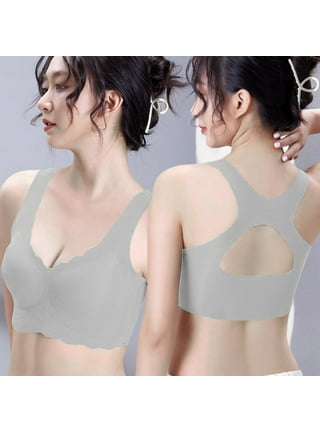 YanHoo Women's Sport Bras Wireless Padded Seamless Push Up Bra Stretchy  Yoga Comfort Athletic Underwear 