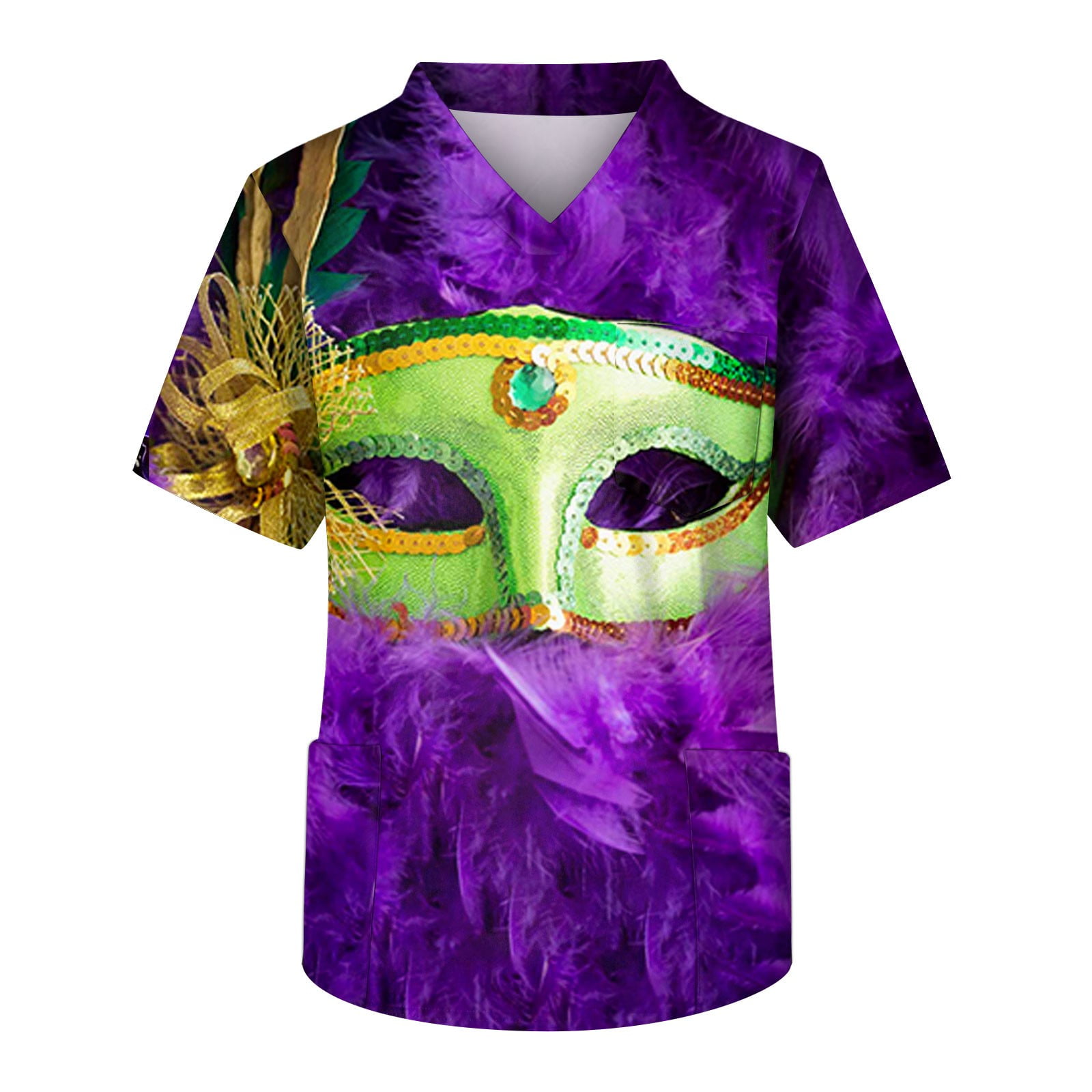 mardi gras nurse shirt