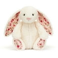 thumbnail image 1 of Kdfny Jellycat Blossom Cream Bunny - Berry, 12" Jellycat Stuffed Animals Bunny, Jellycat Stuffed Easter Toys for Kid, Age 4+, 1 of 8