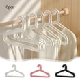 thumbnail image 1 of Kdkad 10-Pack Heavy Duty Hangers - Non-Slip Clothes Hanger Set with Slimmer Profile, Space Saving Serviceable Plastic Wardrobe Organizers, 1 of 7