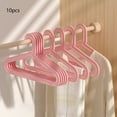thumbnail image 1 of Kdkad 10-Pack Heavy Duty Hangers - Non-Slip Clothes Hanger Set with Slimmer Profile, Space Saving Serviceable Plastic Wardrobe Organizers, 1 of 6