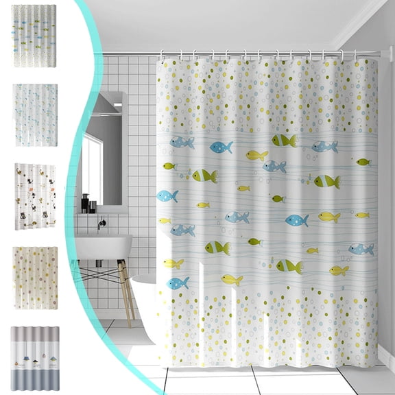 Kdkad 71×71 Inch White Shower Curtain Set with 13 Hooks, Hotel Grade Punch-Free Bathroom Partition, Thickened Polyester Waterproof Liner, Mold Resistant Quick-Dry (14 Pcs)
