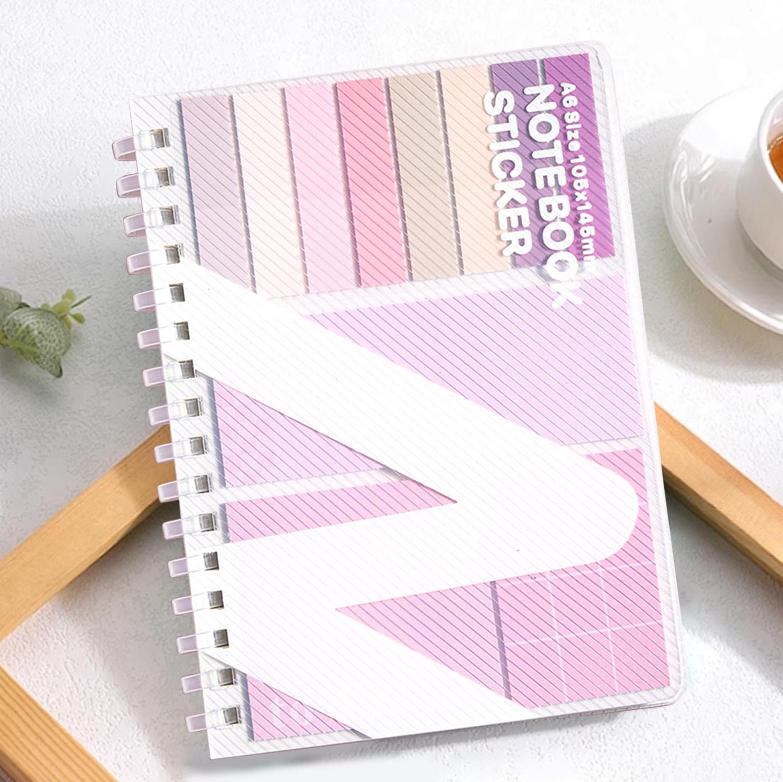 Kdkad All-in-One Ring jotter with Sticky Note Pads and Tabs, 5.7x4.1 In ...