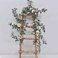 thumbnail image 1 of Kdkad Artificial Rose Rattan-Wrapped Ceiling Pipe Cover - Faux Rose Vines Wall Hanging for Home, Office & Wedding Decor (Serviceable Decorative Wrap, Easy-Install ArtificialGreenery), 1 of 4
