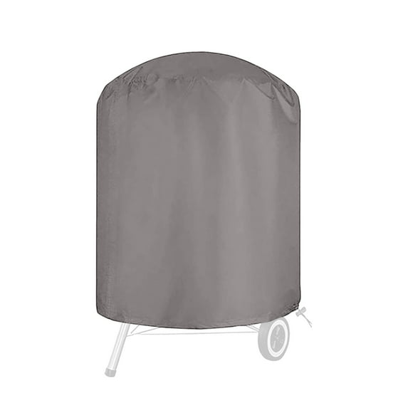 Kdkad BBQ Grill Cover, Charcoal Kettle Grill Cover, Heavy Duty Waterproof & Dustproof Oxford Fabric Round Barbecue Grill Cover for Char-Broil and More Grills