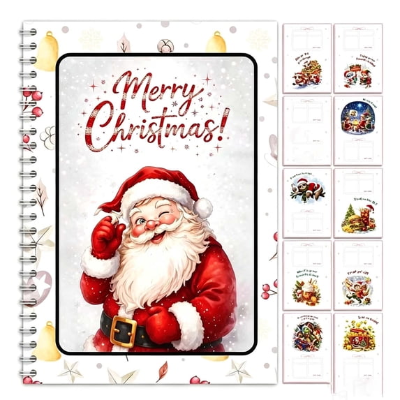 Treee Binding Kdkad Christmas Gift Card Book, DIY Spiral Bound Gift Card for Every ...
