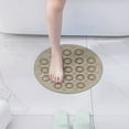 thumbnail image 1 of Kdkad Circular Non-Slip Bathroom Floor Mat – Quick Dry Super Absorbent Anti-Fall Shower Mat Rubber Backing for Wet Areas, Safe Bath Tub Foot Mat (11.8 Inch), 1 of 5