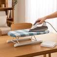 thumbnail image 1 of Kdkad Desktop Ironing Board, Small Folding Tabletop Iron Board with Heat-Resistant Cover, Portable for Dorm, Travel & Small Spaces, Mini Ironing Mat, 1 of 6