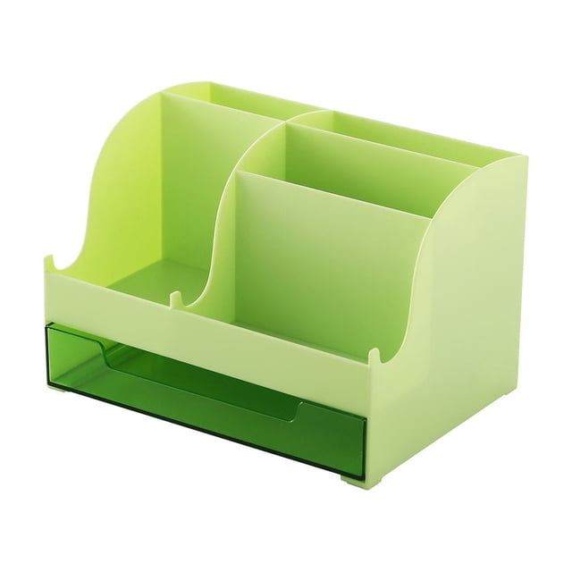 Kdkad Drawer-type Plastic Desktop Storage Box, Small Desktop Organizer, Plastic Storage Box, Desk Storage Unit with 1 Drawers for Home Collection, Cosmetics, Office Supplies, Bathroom, Dorm