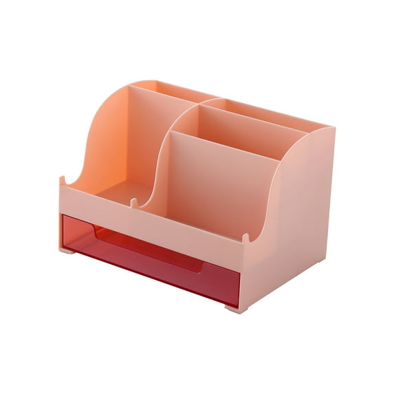 Kdkad Drawer-type Plastic Desktop Storage Box, Small Desktop Organizer, Plastic Storage Box, Desk Storage Unit with 1 Drawers for Home Collection, Cosmetics, Office Supplies, Bathroom, Dorm