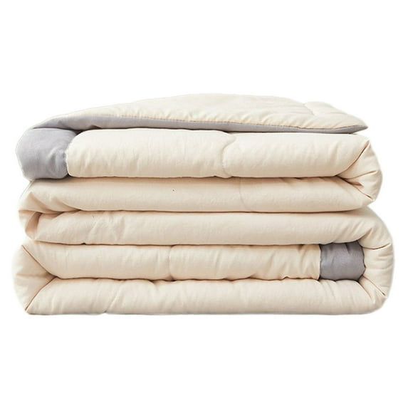 Kdkad Home Quilt Queen Size, Solid Color Bedspread,Lightweight Quilt for Summer Ultra-Soft, Soft Lightweight Microfiber Coverlet, Luxurious Warm Bed Cover for All Seasons