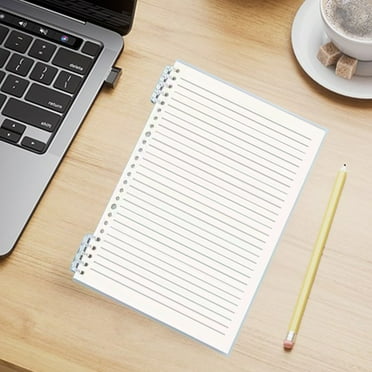 Kdkad Loose Leaf Notebook, Notebook Paper, Loose Leaf Paper College Ruled Notebook Paper, A5 Detachable Transparent High Coil Notebook, A5 Thickened 8.1x5.5 Inch