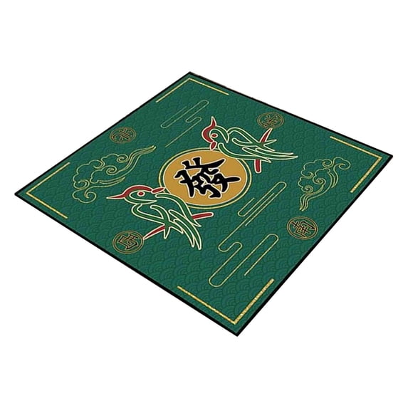 Kdkad Mahjong Mat, Reduction Mahjongg Table Mat, Mahjong Accessories Tablecloth Game Poker Game Game Mat for Card Board and Tile Games 27.5×27.5 Inch