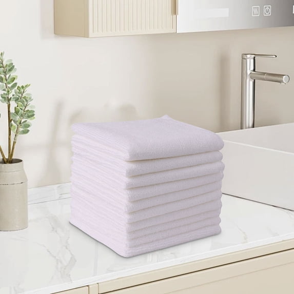 Kdkad Microfiber Cleaning Cloths, Thickened Cloth, Cleaning Towels for Kitchen, Lint Free, Scratch-Free, Highly Absorbent, and Reusable Cleaning Rags for House, Window and Glass, Cars, 11.8 X11.8 Inch