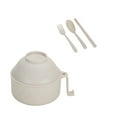 thumbnail image 1 of Kdkad Noodle Bowls Microwavable Set with Lid, Microwave Ramen Cooker Bowl Set, Instant Microwave Bowls with Handles, Spoon, Chopsticks, Large Soup Cups Cooking with Soup Mup, Dorm ROOM, 1 of 2