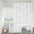thumbnail image 1 of Kdkad Shower Curtain, 71×47.2 Inch Shower Curtain Liner, Waterproof Plastic Shower Liner, Cute Lightweight Shower Curtain for Bathroom, 1 of 8