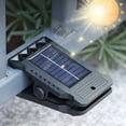 thumbnail image 1 of Kdkad Solar Powered Clip-On Light for Outdoor Patio & Garden, Portable LED Clamp Lamp with Adjustable Clip, Waterproof Sun Powered Fence Table Umbrella Camping Lighting, 1 of 6