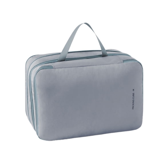 Kdkad Travel Clothes Storage Bag, Extra Large Compression Packing Cubes for Travel, 2 Layer Expandable Storage Bag Luggage Packing Organizers Compression Cubes for Suitcases Backpack