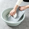 thumbnail image 1 of Kdkad Washboard for Hand Washing Clothes, Portable Plastics Wash Board, Household Scrub Board, Washing Board for Laundry Home Dormitory Travel Small Delicate Articles Cleaning, 1 of 6