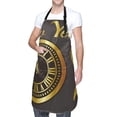 thumbnail image 1 of Kdxio 2025 New Year Apron with Pockets Adjustable Kitchen Aprons for Men Women Waterproof Aprons for Cooking,Drawing,Crafting, Baking Household Cleaning, 1 of 1