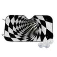 thumbnail image 1 of Kdxio 3D Vortex Illusion Print Windshield Sun Shade,UV Rays and Sun Heat Protection,Sunshade for Car Windshield,Car Shade Front Windshield - Small, 1 of 6