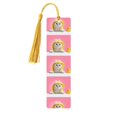 thumbnail image 1 of Kdxio A Funny Cat Print Metal Tassel Bookmarks,Perfect Gift for Art Lovers and Bookworms Metal Bookmarks for Women, 1 of 8