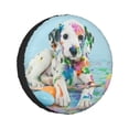 thumbnail image 1 of Kdxio A Funny Little Dalmatian Puppy for Tire Cover Wheel Protectors Tyre Covers Weatherproof Wheel Covers Universal Fit for Trailer Rv SUV Truck Camper Travel Trailers 15 inch, 1 of 8