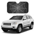 thumbnail image 1 of Kdxio A Web With A Spider Print Windshield Sun Shade, Foldable Sun Blocker for Car,Truck,SUV Automotive Interior Sun Protection,Reflective Shade for Front Windshield(Medium), 1 of 6