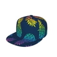 thumbnail image 1 of Kdxio Abstract Bright Pineapple Fruit Retro Print Snapback Hat for Men Women,Adjustable Baseball Cap, 1 of 7
