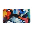 thumbnail image 1 of Kdxio Abstract Cubist Printer License Plate Car Front License Plate Car Decoration Car Accessories Front Tag Plate Standard Size, 1 of 8