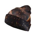 thumbnail image 1 of Kdxio Abstract Glowing Wave Pattern Winter Beanie for Men Women Beanie Knit Hat Cuffed Cap Beanie Knit Chunky Snow Cap, 1 of 6